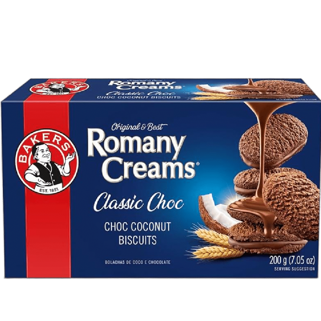 BAKERS ROMANY CREAM CLASSIC CHOC 200g