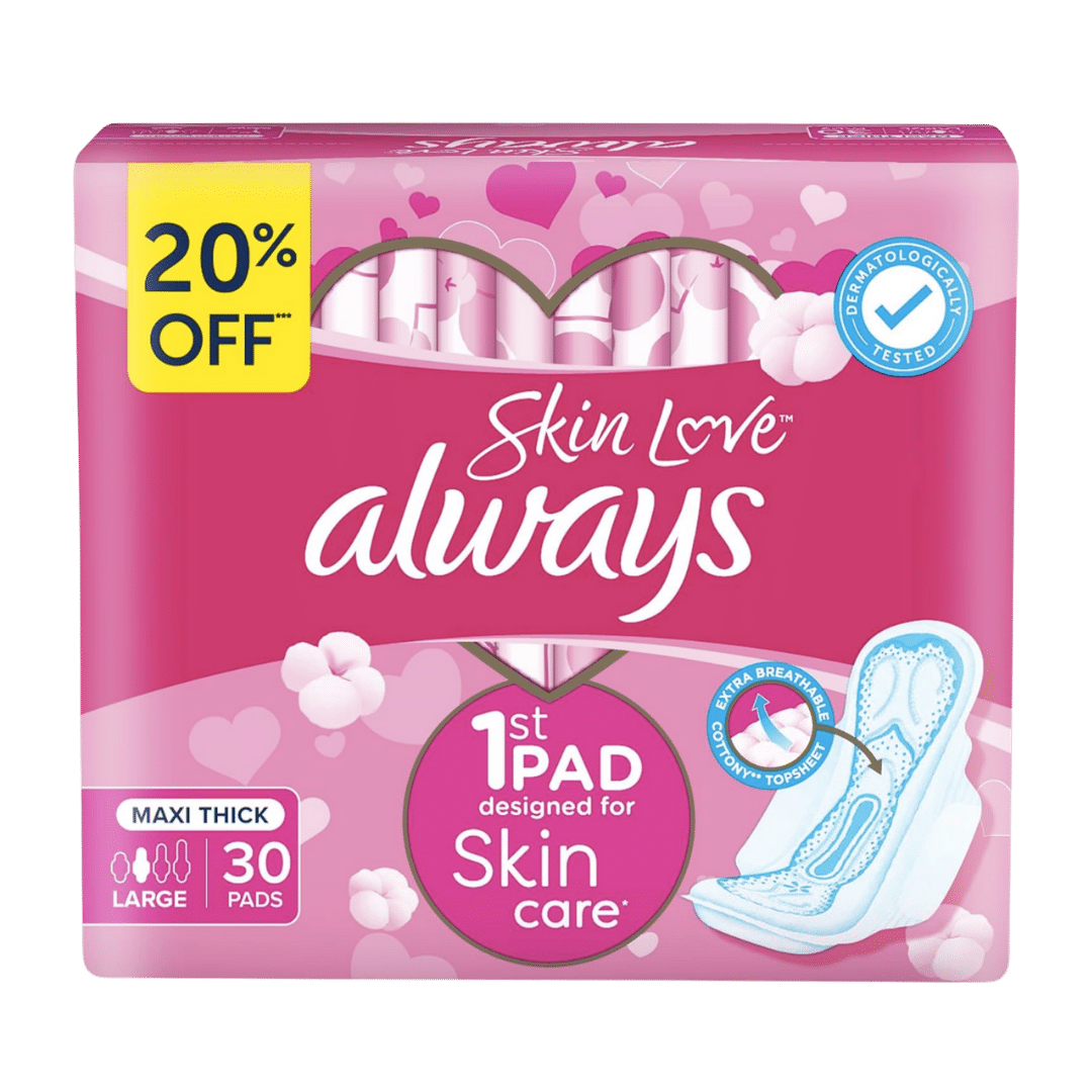 ALWAYS SKIN LOVE ROXANNE 30padsx6pkts