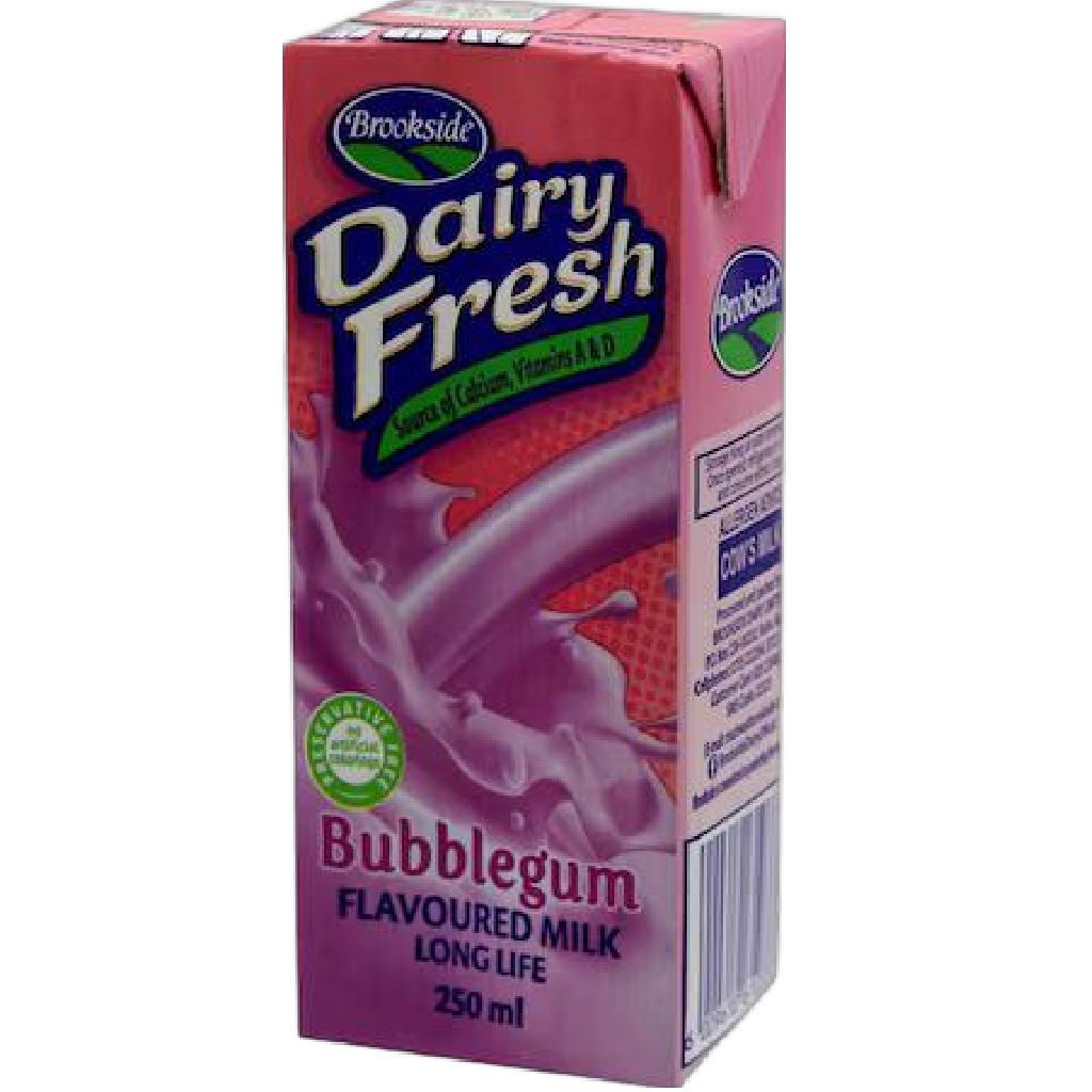 Brookside Dairy Fresh 250ml x 24 Bubblegum
