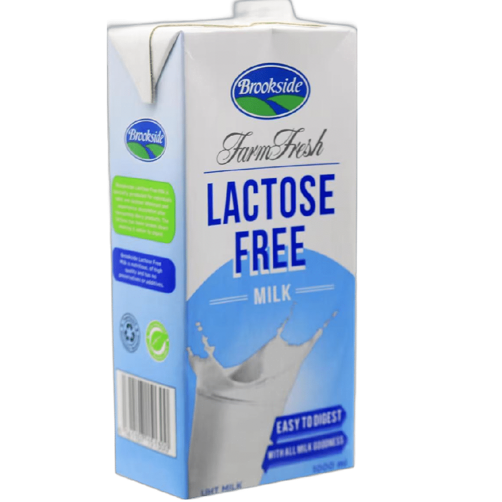 Brookside Milk 1ltr x 12 Lactose Free