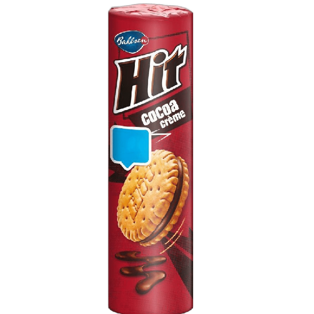 BAHLSEN HIT CREME BISCUIT 220g x 12 Cocoa
