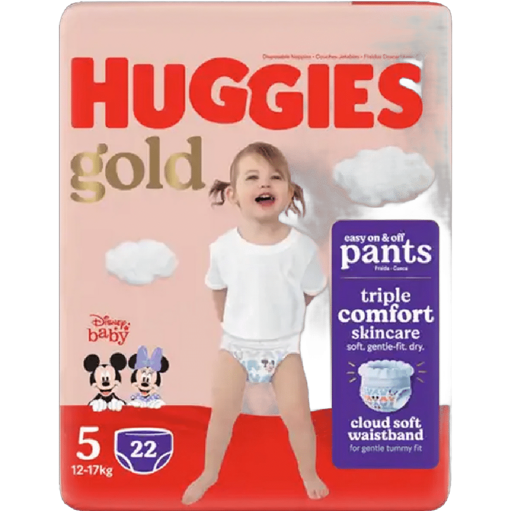 Huggies Gold Pants Jumbo Size 3 66pc x 2 pkts