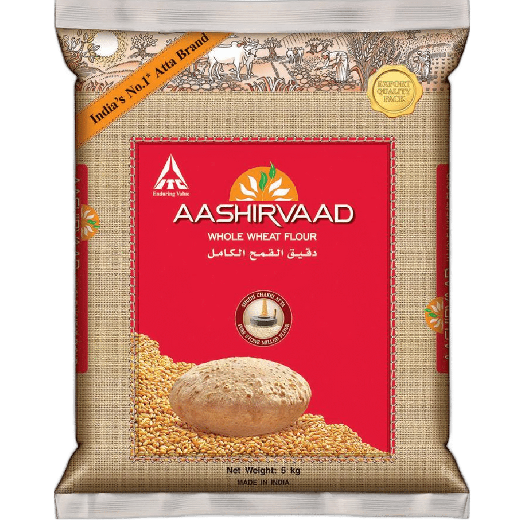 AASHIRVAAD WHOLE WHEAT 5 KG FLOUR