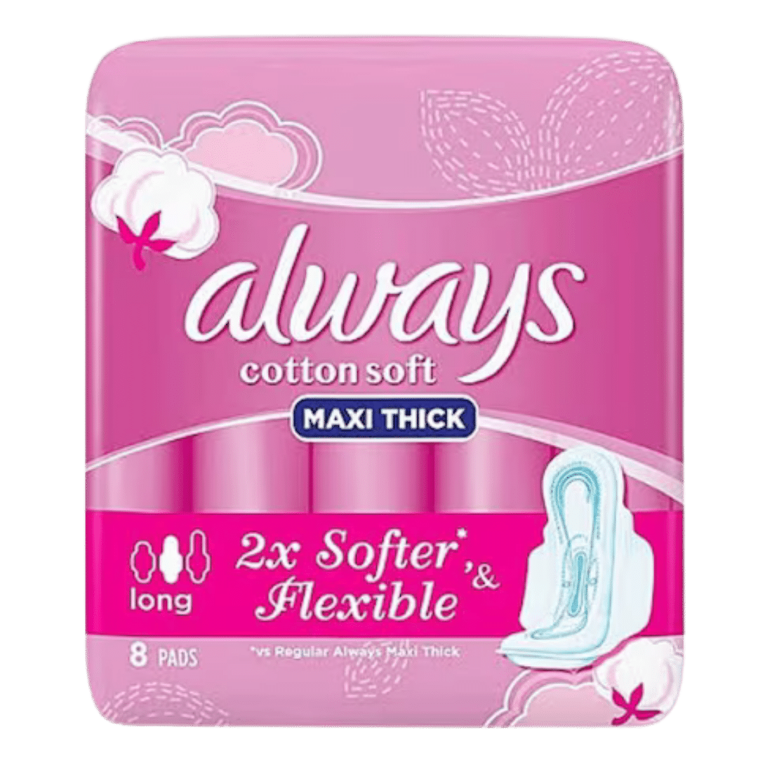 ALWAYS MAXI DUO LONG 8×14 Pink Box