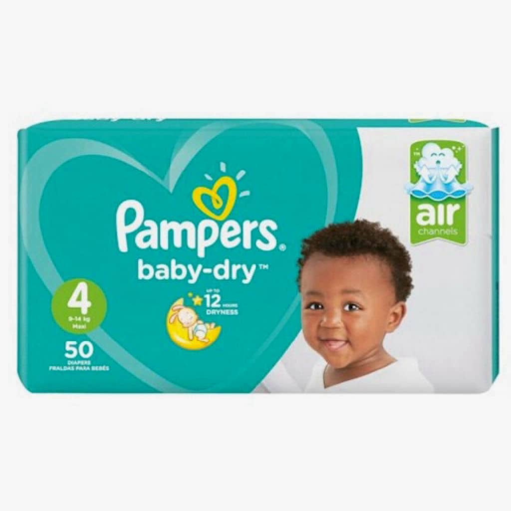 Pampers Baby Dry Size 4 x 3 pkts (56pc)