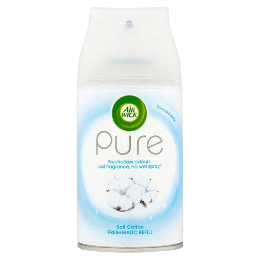 Airwick Freshmatic Refill 250ml x 4 Puresoft Cotton