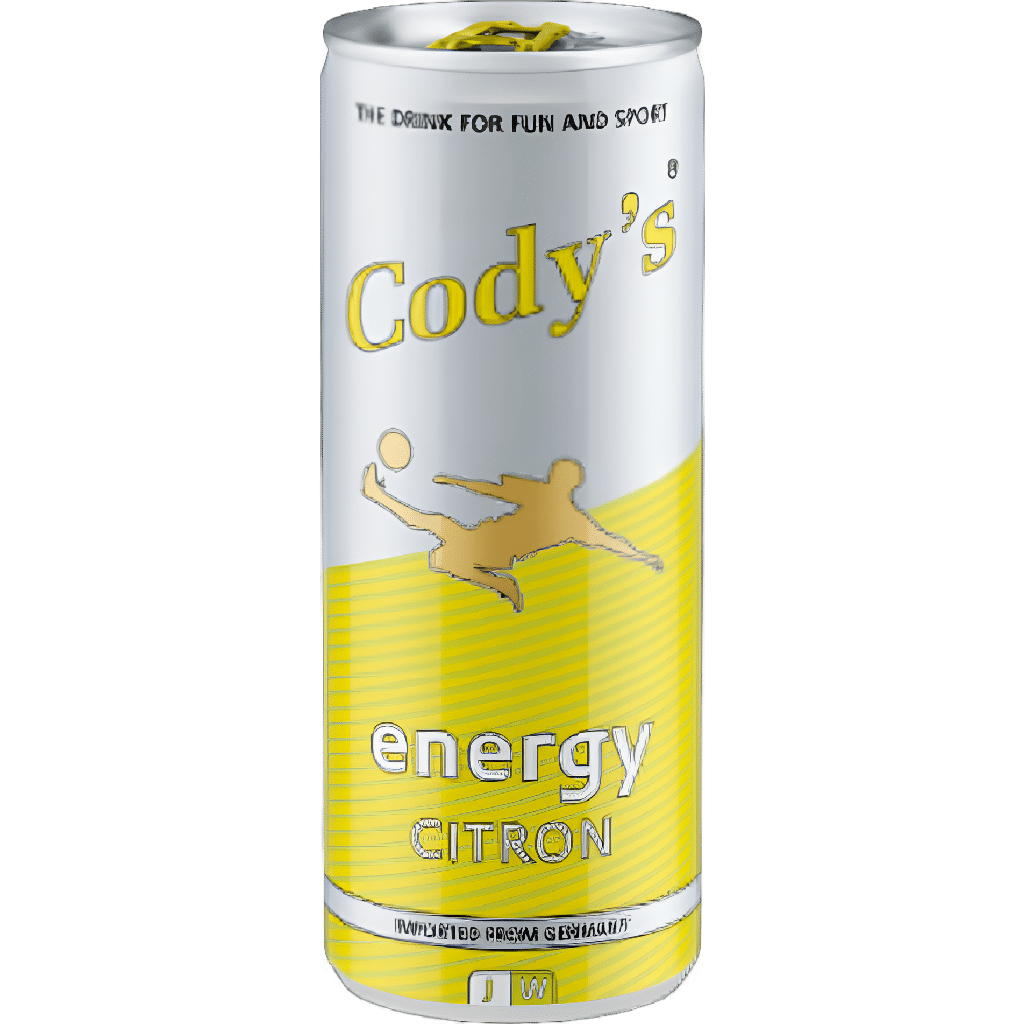 Cody’s Energy Drink Citron 250ml 1X24 Pcs