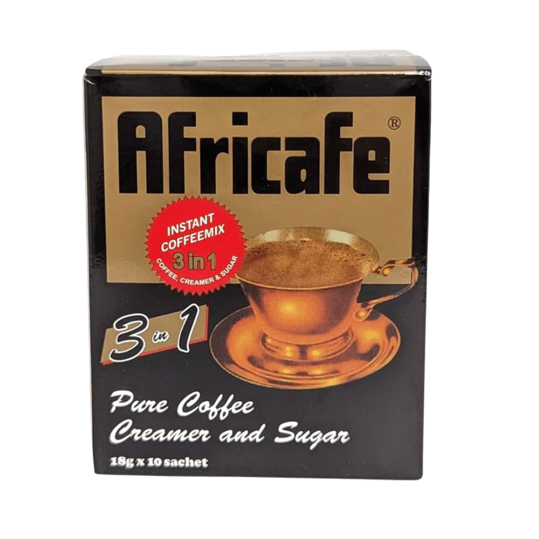AFRICAFE 3 IN 1 18g x 10 sachets x 16 boxes