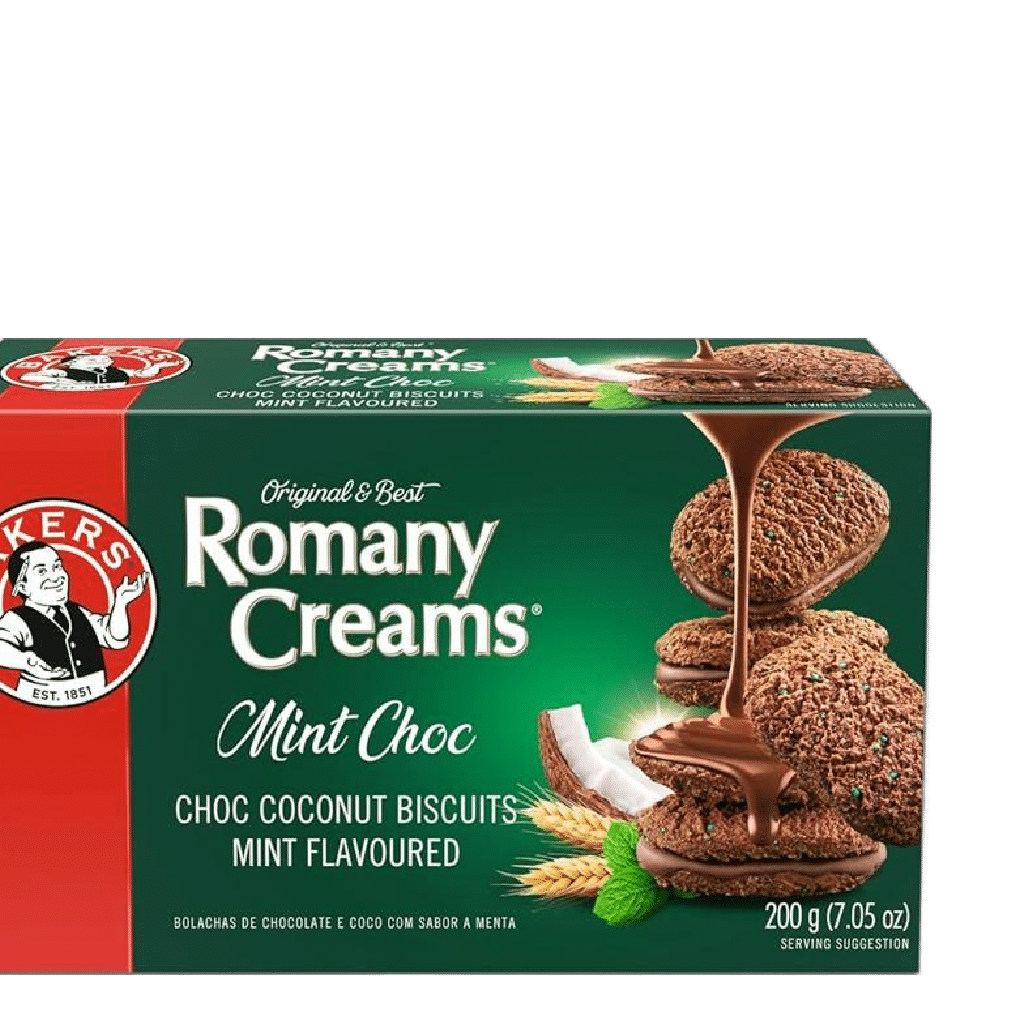 BAKERS ROMANY CREAM MINT CHOC 200g