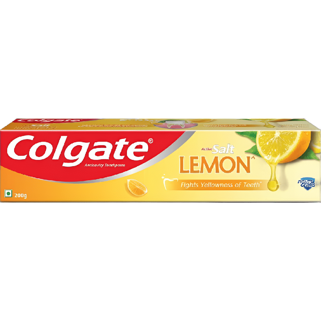 Active salt lemon white toothpaste 200gms