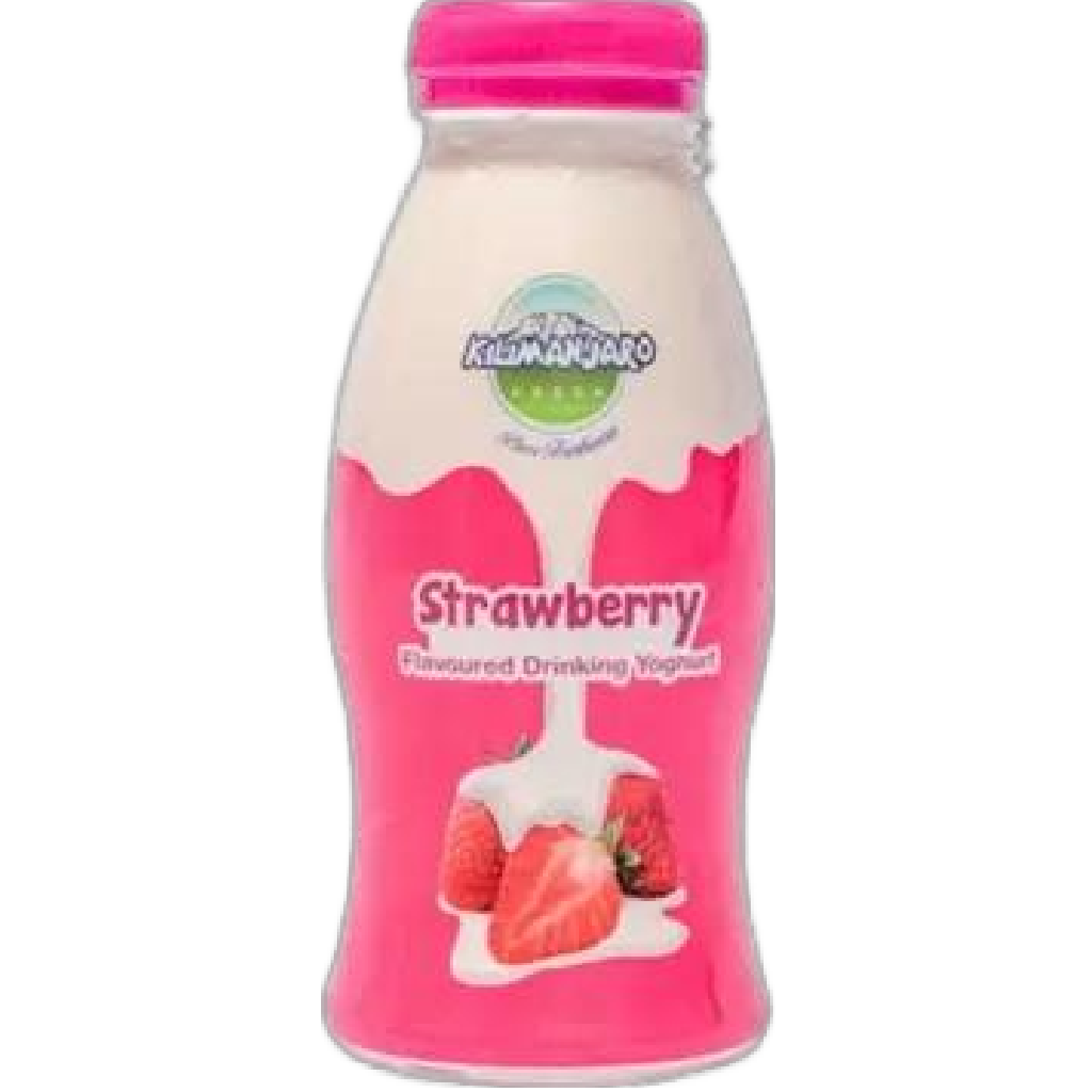 kilimanajro STRAWBERRY DRINKING YOGURT (350 ML CUP )