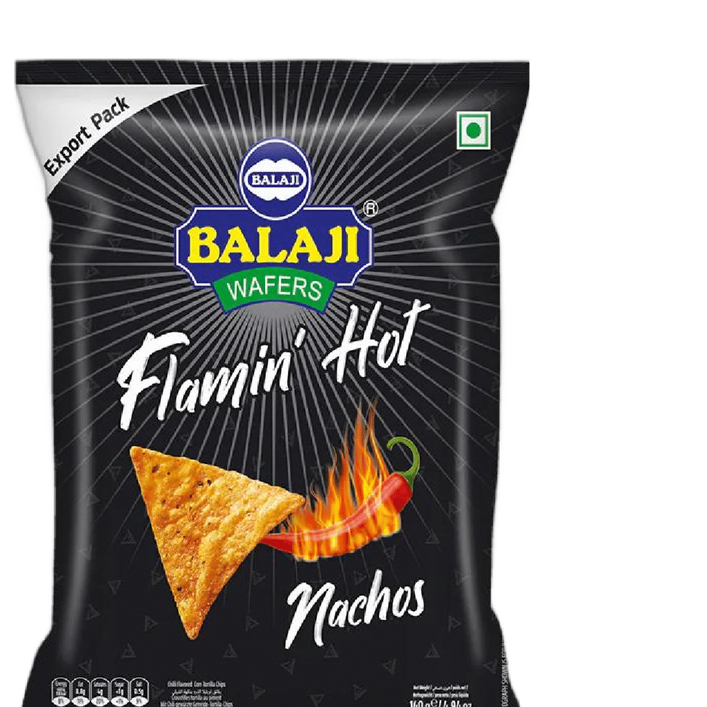 BALAJI FLAMING HOT NACHOS 140G X 24