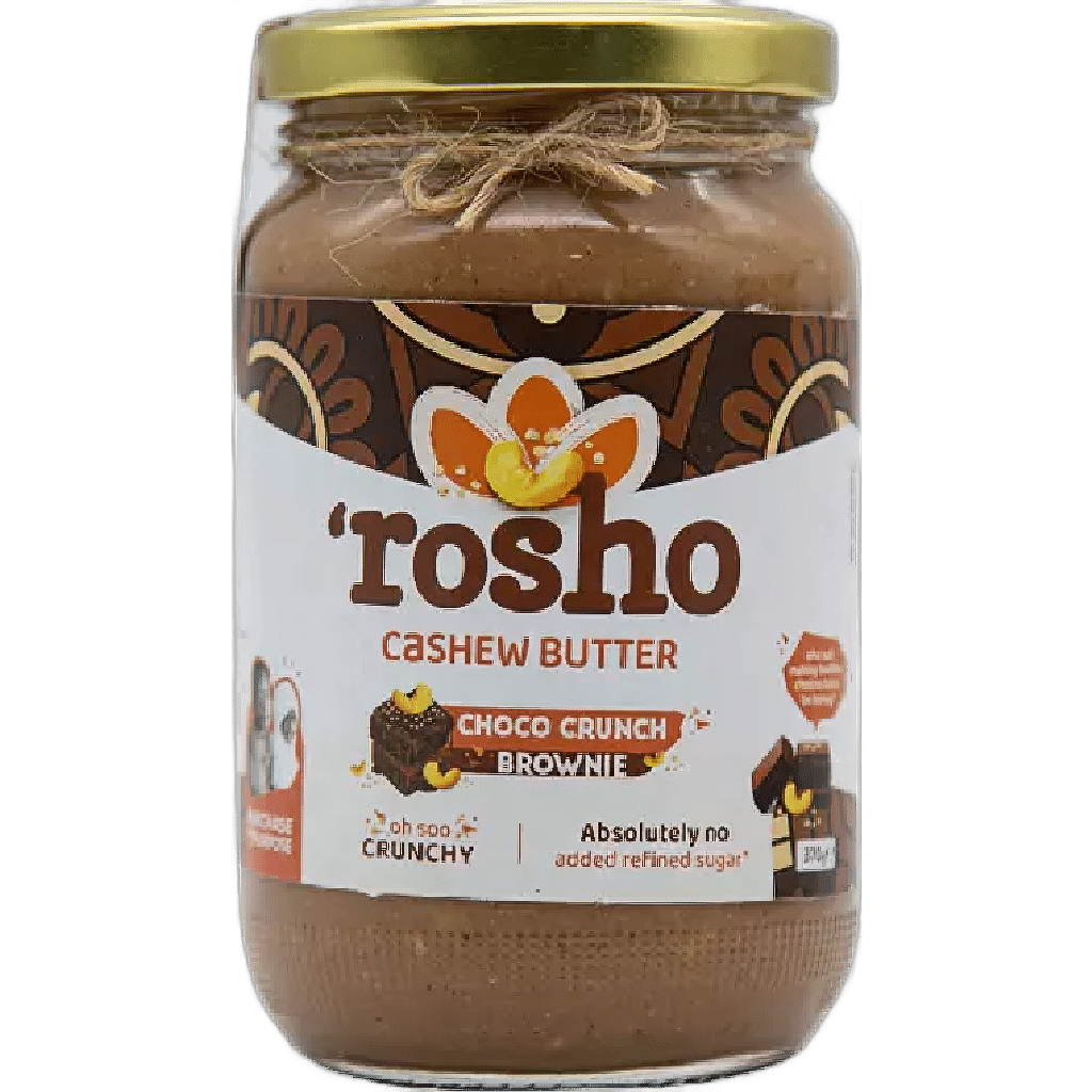 Rosho Cashew Butter 370g – Choco Crunch Brownie