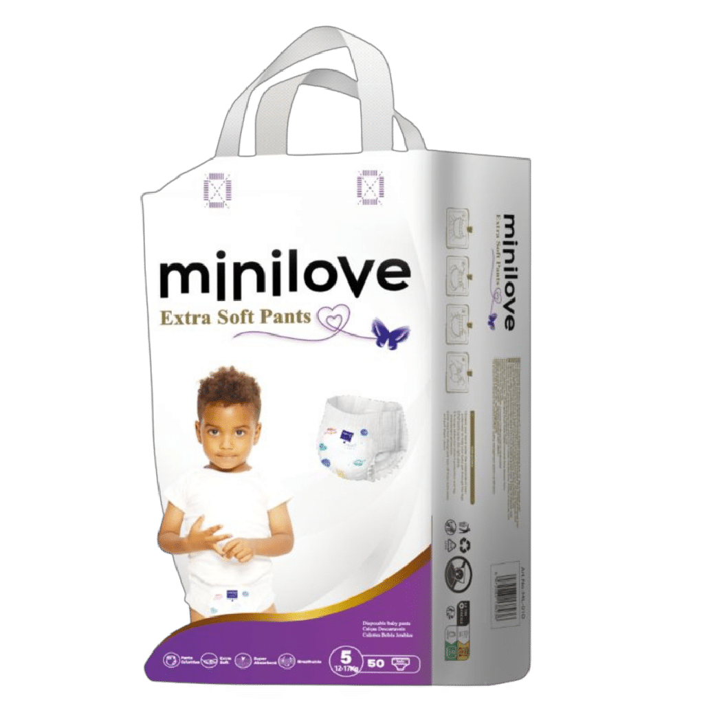 Minilove Baby Pants 50 Pcs per pack 3 packs per ctn — option unspecified by supplier