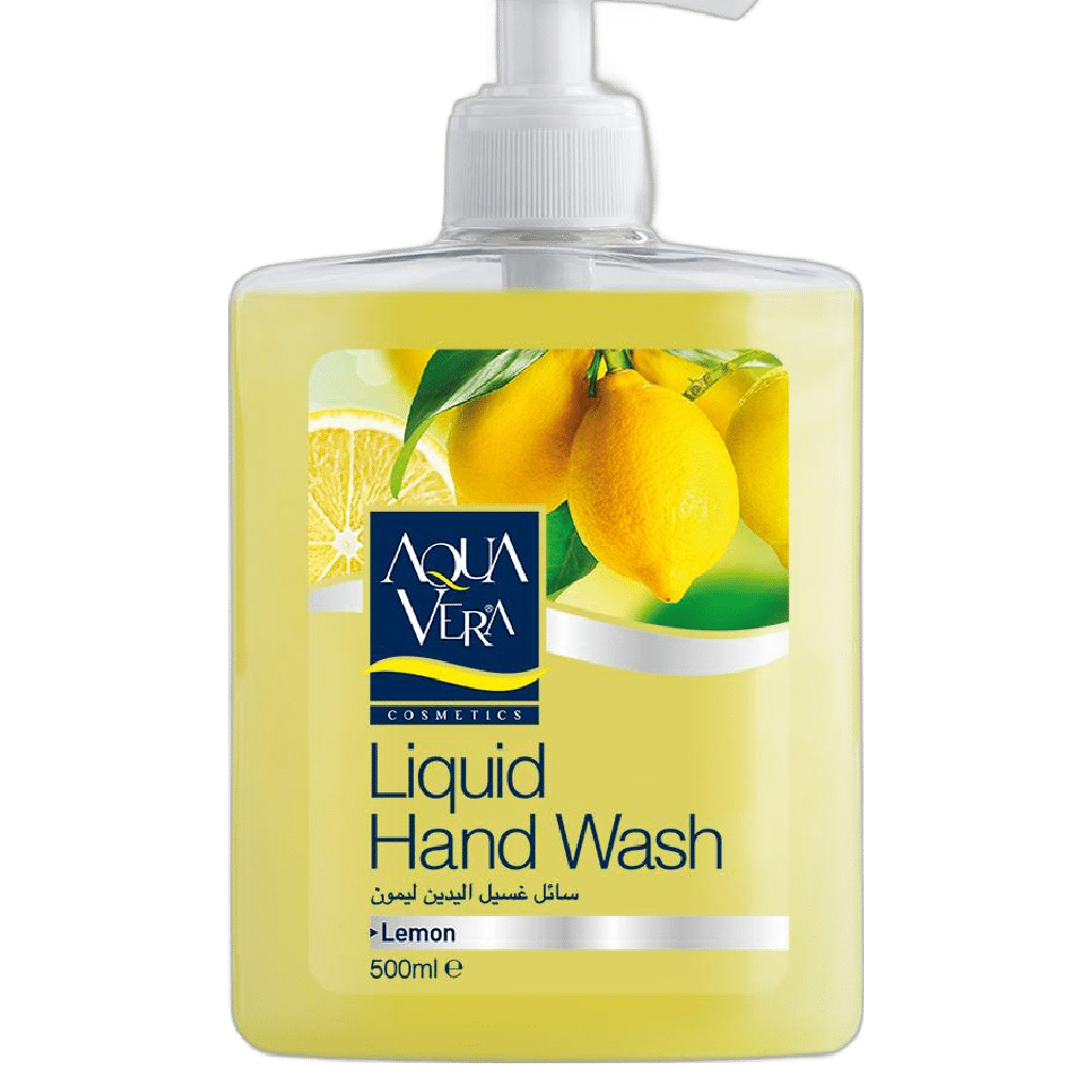 AQUA VERA LEMON HAND WASH 500ML