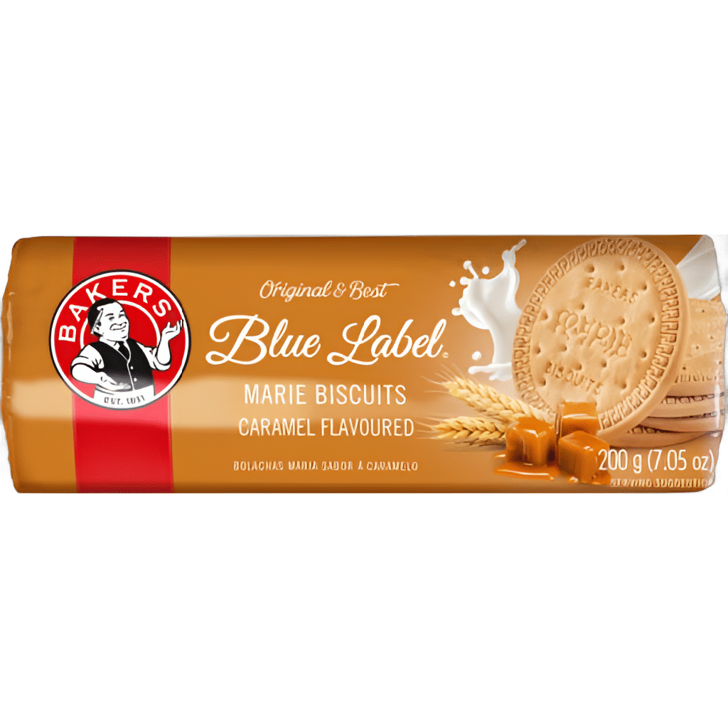 BAKERS BLUE LABEL MARIE CARAMEL 200g x 12