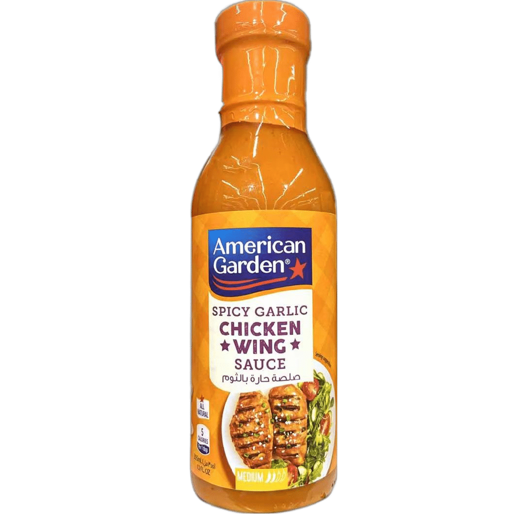 AMERICAN GARDEN SPICY GARLIC SAUCE 12ozx12