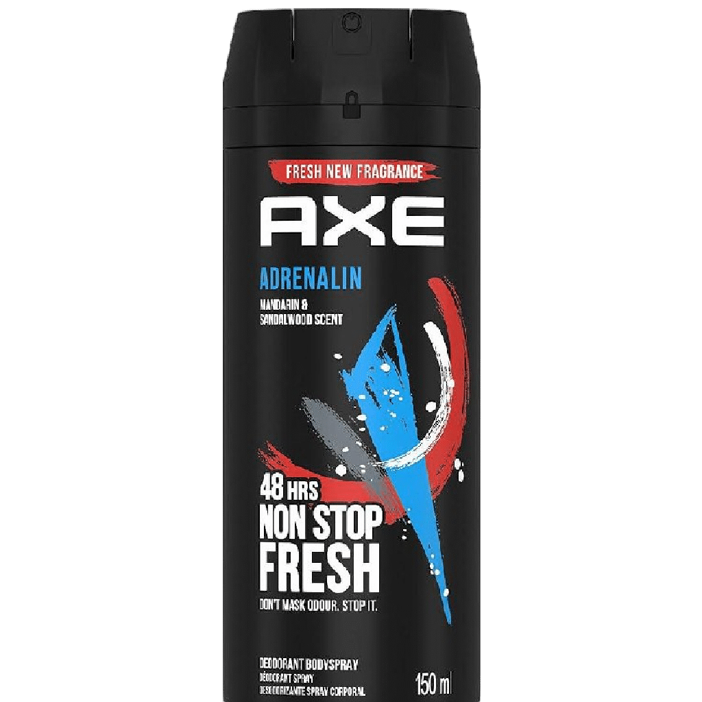 Axe Body Spray 150ml x 6 Adrenalin